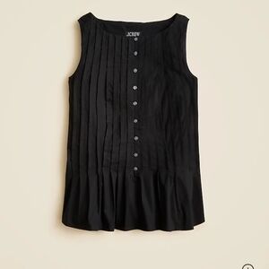 J. Crew Women's Black Sleeveless Top